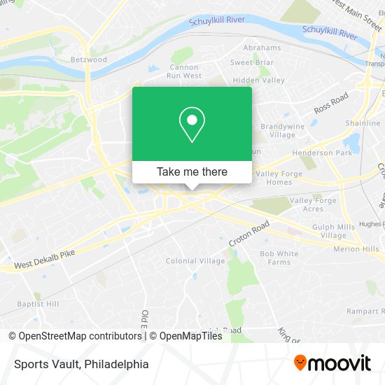 Sports Vault map