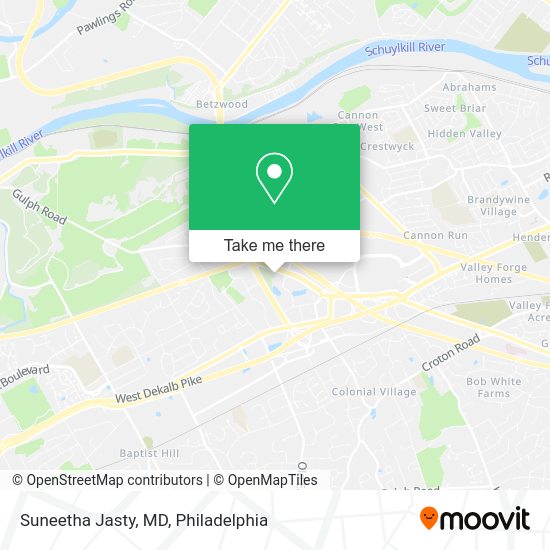 Suneetha Jasty, MD map