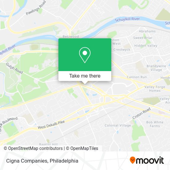 Mapa de Cigna Companies