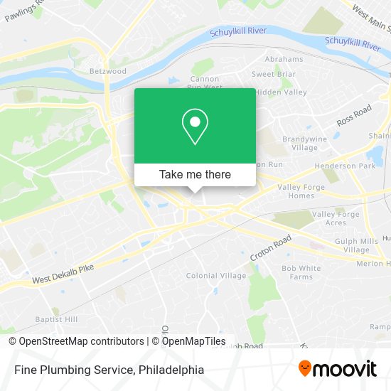 Fine Plumbing Service map