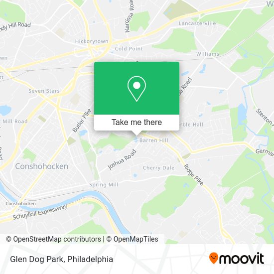 Mapa de Glen Dog Park