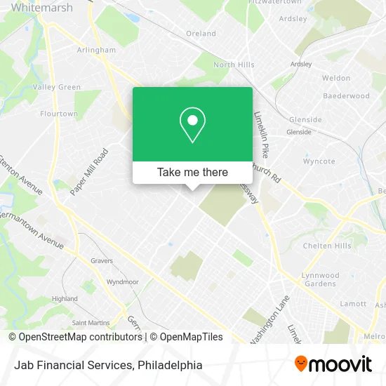 Jab Financial Services map