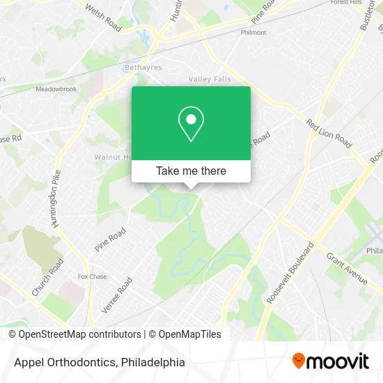 Mapa de Appel Orthodontics