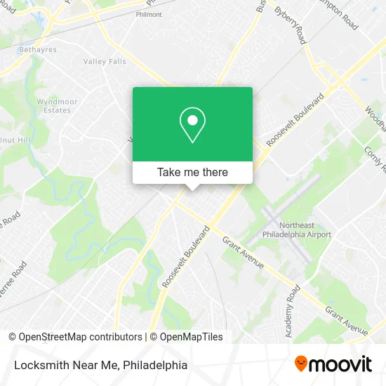 Locksmith Near Me map
