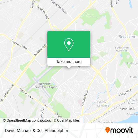 Mapa de David Michael & Co.
