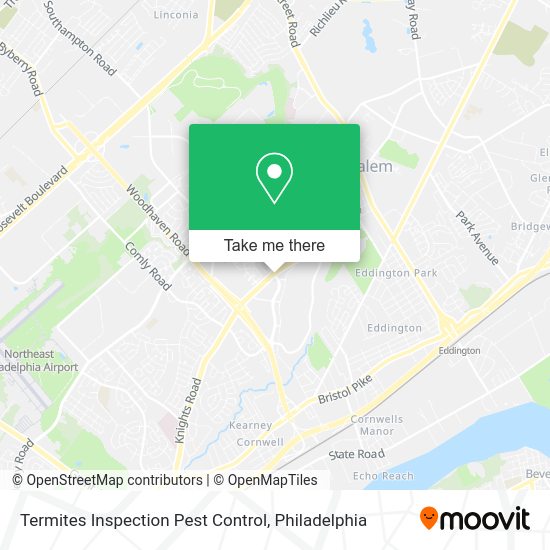 Termites Inspection Pest Control map