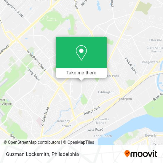 Mapa de Guzman Locksmith
