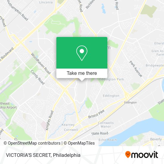 VICTORIA'S SECRET map