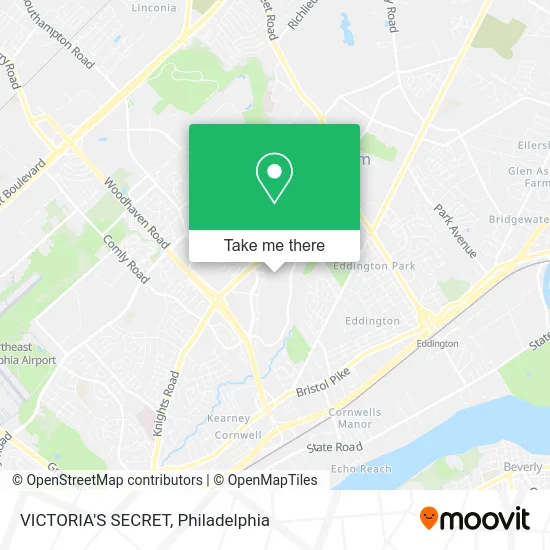 VICTORIA'S SECRET map