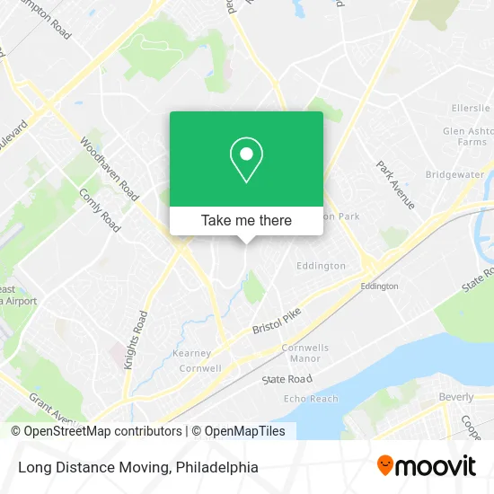 Long Distance Moving map
