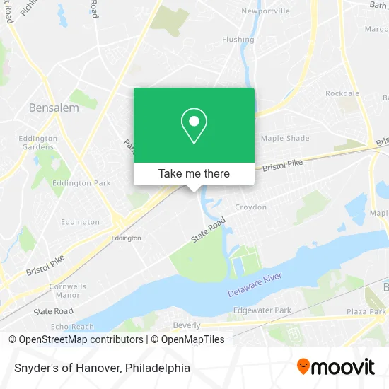 Snyder's of Hanover map