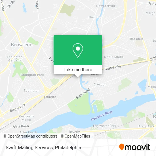 Swift Mailing Services map