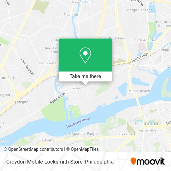 Croydon Mobile Locksmith Store map