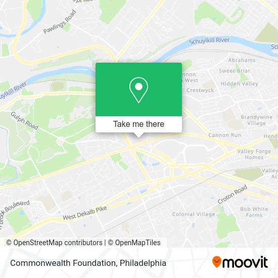 Commonwealth Foundation map