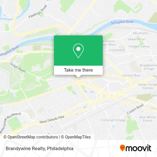 Brandywine Realty map