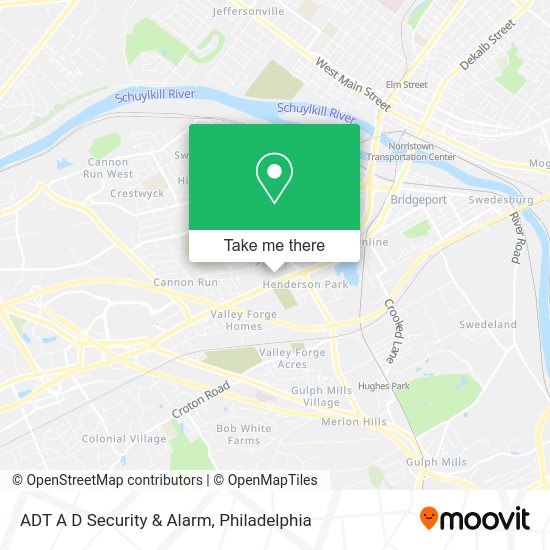 Mapa de ADT A D Security & Alarm