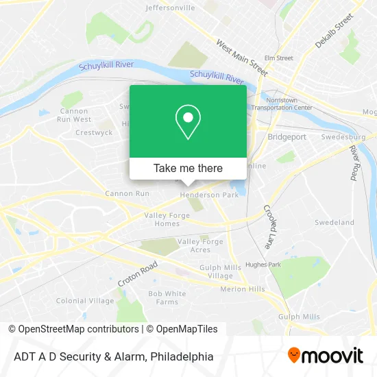 ADT A D Security & Alarm map