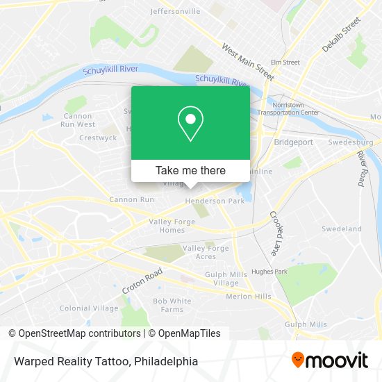 Warped Reality Tattoo map