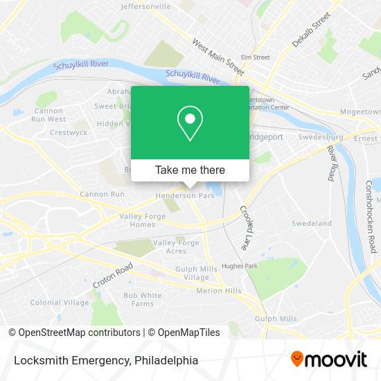 Locksmith Emergency map