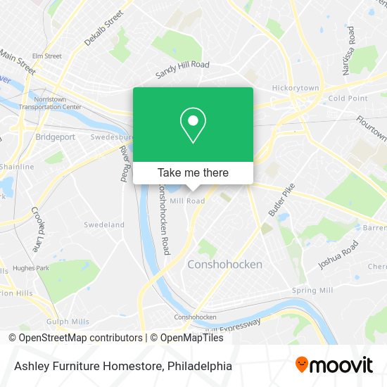 Ashley Furniture Homestore map