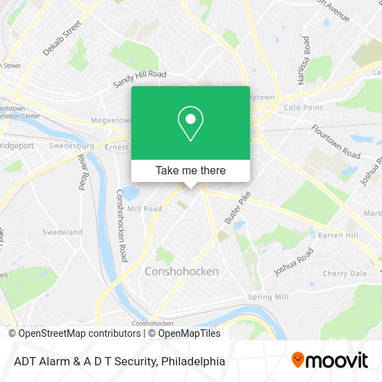 Mapa de ADT Alarm & A D T Security