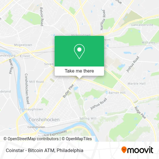 Coinstar - Bitcoin ATM map