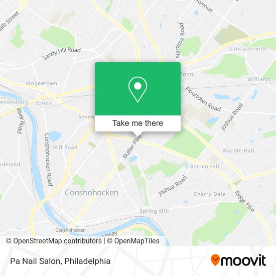 Mapa de Pa Nail Salon