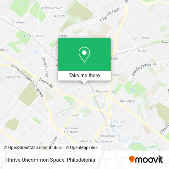 Mapa de Ithrive Uncommon Space