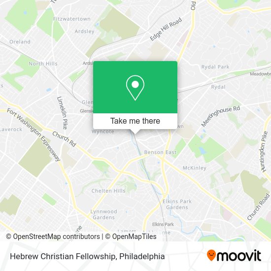 Hebrew Christian Fellowship map