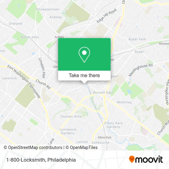 1-800-Locksmith map