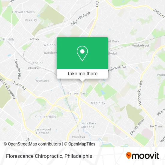 Florescence Chiropractic map