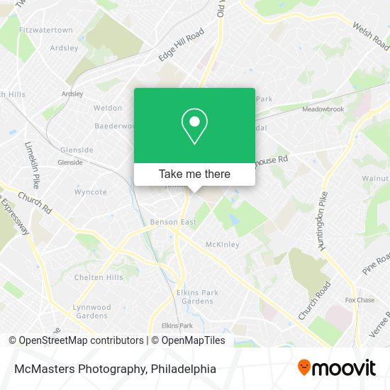 Mapa de McMasters Photography