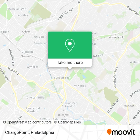 ChargePoint map