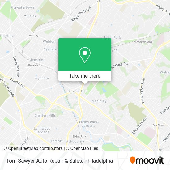 Tom Sawyer Auto Repair & Sales map