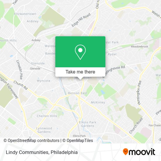 Lindy Communities map