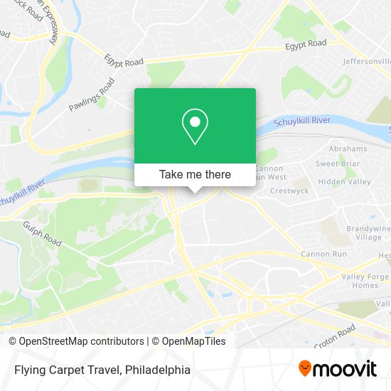Flying Carpet Travel map