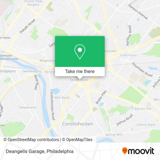 Mapa de Deangelis Garage