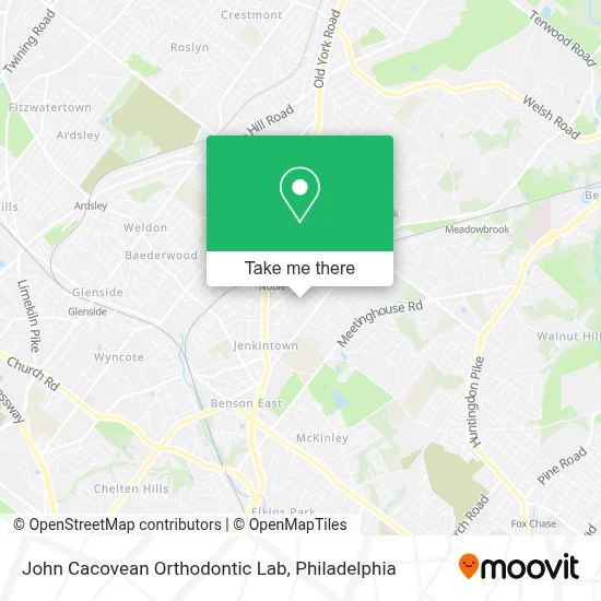 John Cacovean Orthodontic Lab map