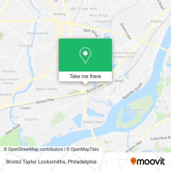 Mapa de Bristol Taylor Locksmiths