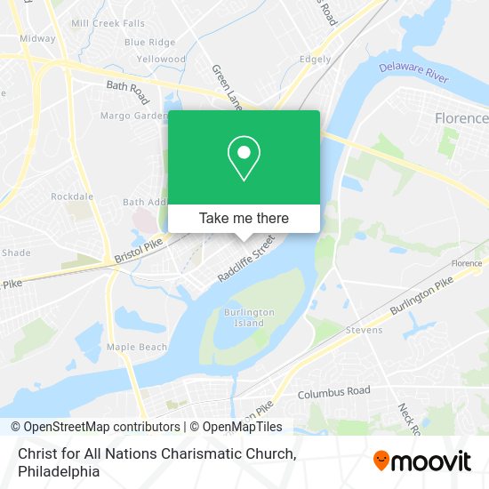 Christ for All Nations Charismatic Church map