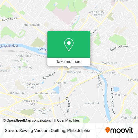 Mapa de Steve's Sewing Vacuum Quilting