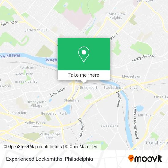 Experienced Locksmiths map