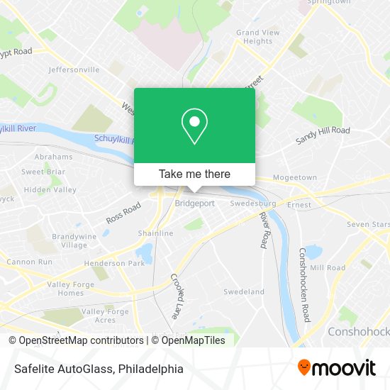 Mapa de Safelite AutoGlass