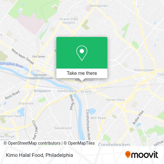 Mapa de Kimo Halal Food