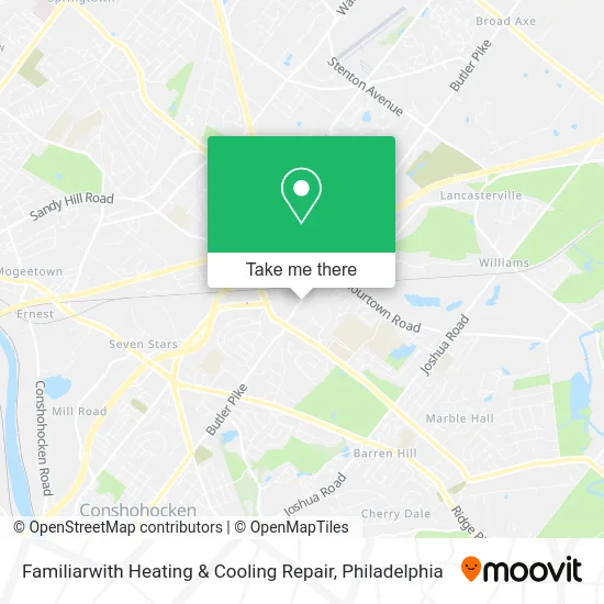 Familiarwith Heating & Cooling Repair map