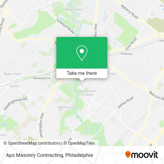 Aps Masonry Contracting map