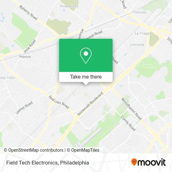 Field Tech Electronics map