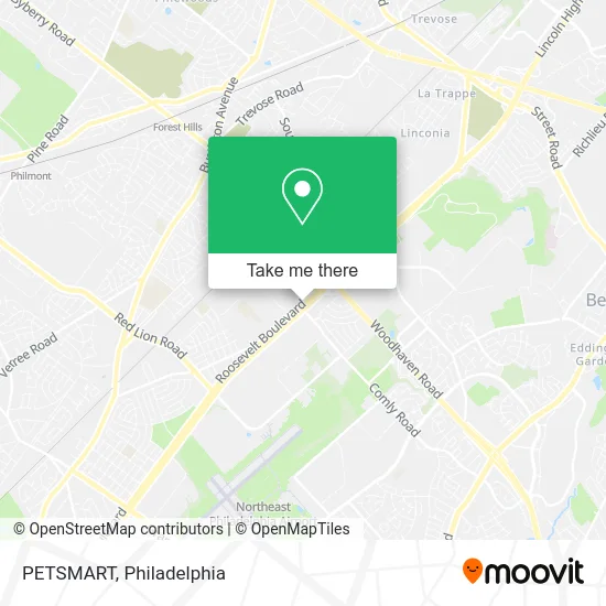 PETSMART map