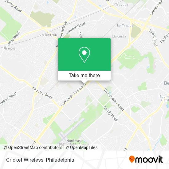 Cricket Wireless map