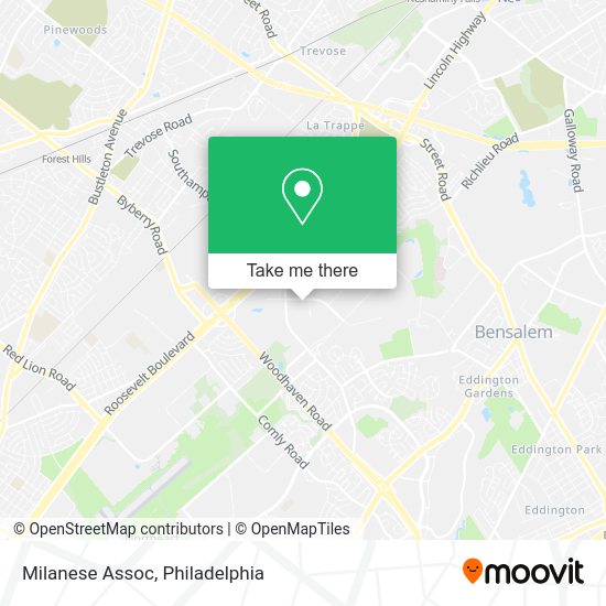 Mapa de Milanese Assoc